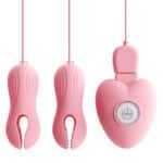 Vibrating Nipple Clamps USB Remote Control Adult Products for Female Pleasure SM Breast Stimulation Nipple Clamp Toy