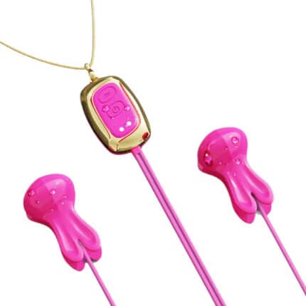 APP Control Silicone Vibrating Nipple Clamps BDSM Bondage Sex Toy Flirting Stimulation Suit for Women