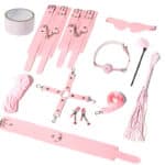 BDSM Restraints Bondage Set 11 Pcs Leather Sex Toys Kit for Women Couples Adult SM Pleasure Play Accessories