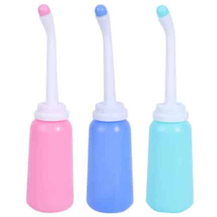 Reusable Anal & Vaginal Douche Enema Cleaner with Perineum Cleansing Bidet Bottle Irrigator Kit