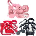 High Quality Bondage Kits for Couples with Handcuffs Whip SM BDSM Sex Toys Erotic Games