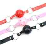 Colorful Plastic Ball Gag – SM Bondage Mouth Plug Factory Wholesale Adult Sex Toy Props for Women