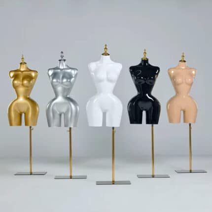 XXL Female Torso Dummy – Curvy Body Dress Form Foam Mannequin for Sale