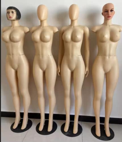 Affordable Female Mannequin – New Design Full Body Plastic Display Dummy