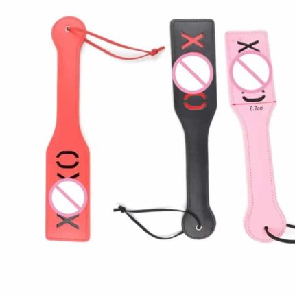 Durable PU Leather Paddle Erotic Spanking Toy for Couples, Fetish & BDSM Lovers