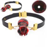 High Quality Silicone Mouth Gag with Adjustable Belt – Adult BDSM Bondage Restraint Gear for Men & Women