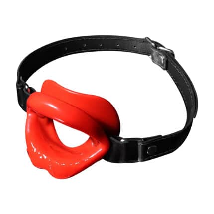 Adjustable Silicone Open-Mouth Gag Ball Bondage Restraints for Adult Sex Play Breathable
