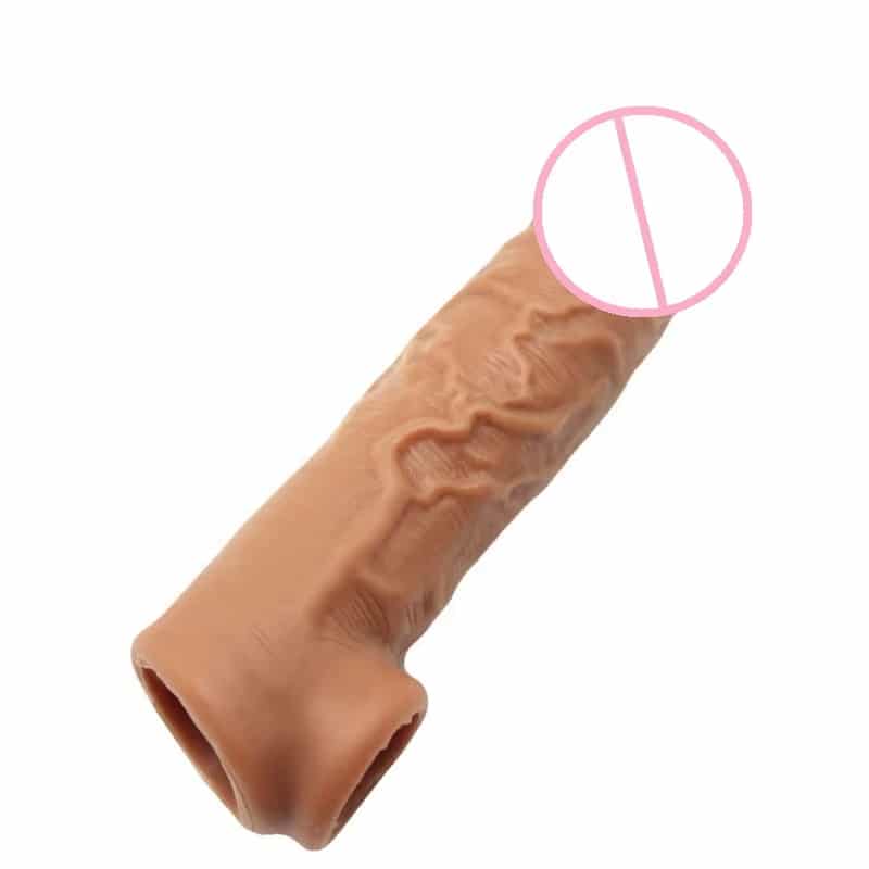 where-to-buy-Sleeve Condom-from-china-supplier (1) Adult Penis Sleeve Condom – Reusable Cock Enlargement & Dick Pump Condom for Men | Male Sex Toy Enhancer