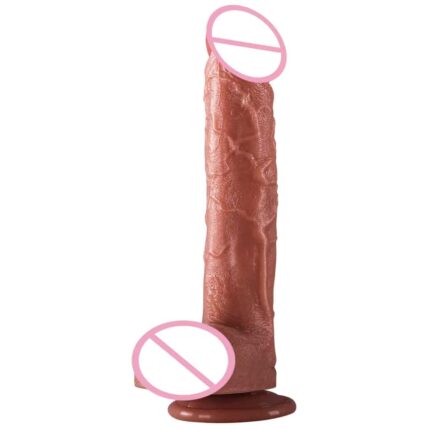 Wholesale Realistic Vibrating Dildo Soft Silicone Anal Plug with Suction Cup