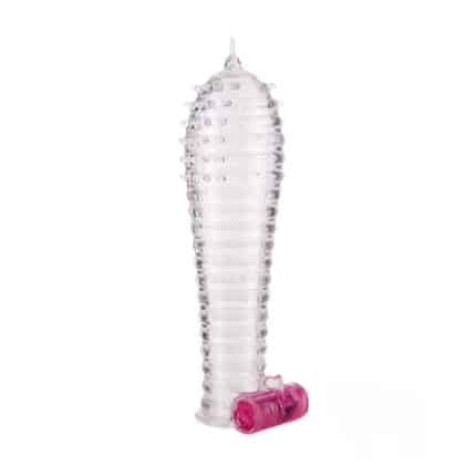 New Male Penis Enlargement Sleeve – Vibrating Cock Condom Reusable Adult Sex Toy for Enhanced Pleasure