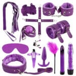 14-Piece Leather Bondage Kit