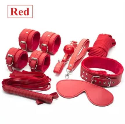 7-Piece Fluffy BDSM Bondage Restraint Set