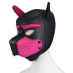 Full-Face Animal PU Leather Mask