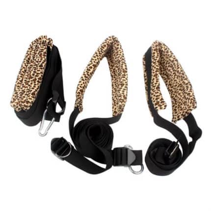 360 Spinning Leopard Sex Swing Chair