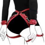 Leather Bow Bondage Harness