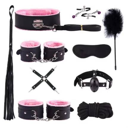 Sexbay SM Whip & Eye Mask Bondage Kit