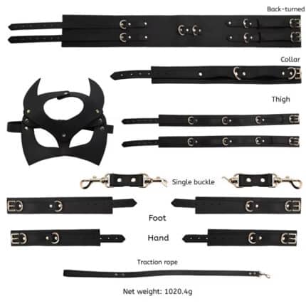 Rope Neck Collar Bondage Kit