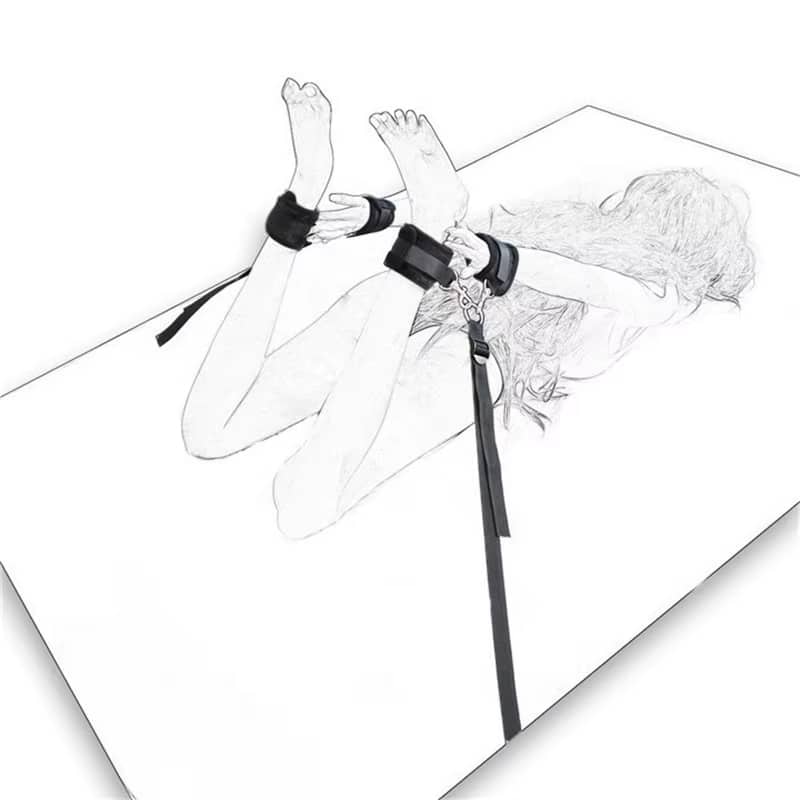 where-to-buy-bondage-restraints-from-china-supplier (1) New Wrist Cuffs Bondage Bed Restraint Kit