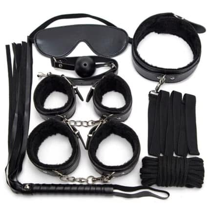 Hot BDSM Leather Bondage Kit