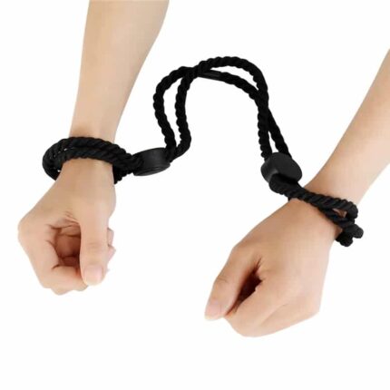Wholesale Cotton Rope Bondage Set Soft Adjustable Handcuffs and Ankle Restraints for Lovers