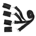 Couples Fetish Bondage Set Adjustable Wrist and Leg Restraints for Slave Roleplay