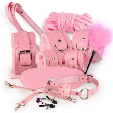 Deluxe Bondage Set Premium BDSM Restraint Toy Kit for Couples