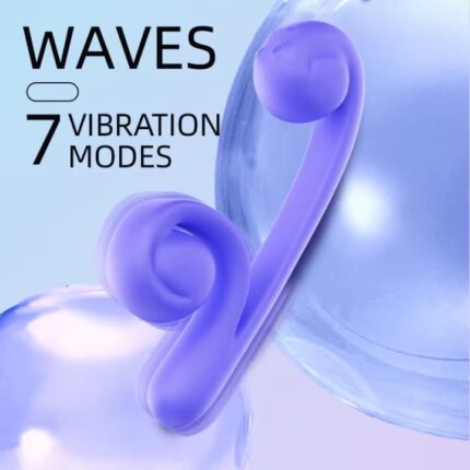 New Arrival Sea Wave Rabbit Vibrator Powerful G-Spot and Clitoral Massager