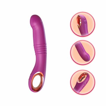 Thrusting Wand Vibrator Powerful G-Spot & Clit Stimulation Toy