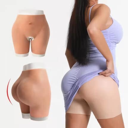 2025 Silicone Butt Lifter Shapewear | Plus Size Fake Panties with Padded Hips for Crossdressers