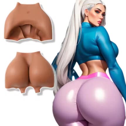 Giant Silicone Butt Enhancer | Big Hips Lifter Panty with Vagina for Transgender Crossdresser