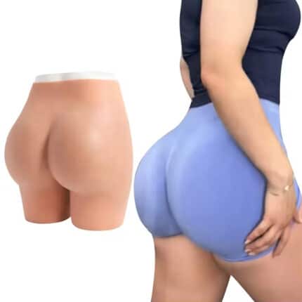 4XL Silicone Body Shaper | Plus Size Butt & Hip Enhancer Pant for Women Butt Lifting Shapewear