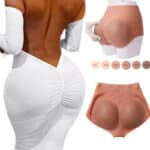Seamless Silicone Butt Panties | Padded Triangle Middle-Waist Hip Enhancer Shaper for Women