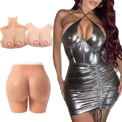 Silicone Adult Thick Control Panties | Self-Adhesive Breast Forms & Prosthesis – 6 Colors