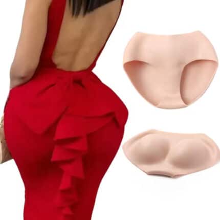 Triangle Design Silicone Panty | 100% Soft One-Piece Fake Buttocks Hip Enhancer