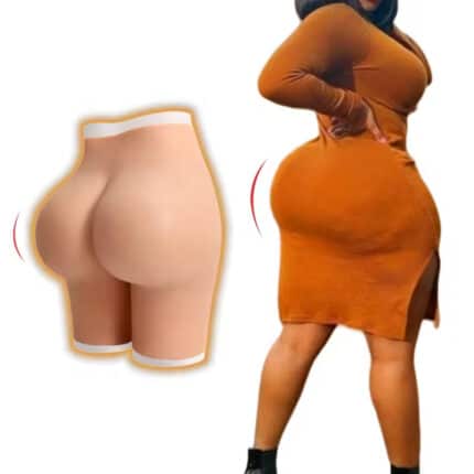 Silicone Fake Butt Pants Hip Lift Enhancer Male to Female Bum Panties for Crossdresser
