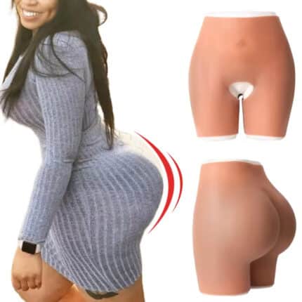 Women Silicone Padded Shorts | Hip & Bum Lifter Shapewear Push Up Fake Butt Enhancer Panty