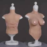 Personalized Half-Body Silicone Bra Artificial Realistic Breast for Cosplay Crossdresser & Shemale