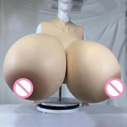 Quality Certification Large Artificial Silicon Boobs With Big Tits Breast Forms False Breast Plate for Ladyboy & Sissy Men