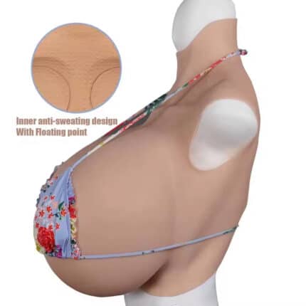 Factory Price Super Silicone Boobs Breast Plate Cosplay Ladyboy Costume for Male-to-Female Transgender