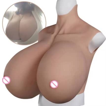 Super Sexy Boobs Silicone Breast Form Shapewear Z Cup Plump Breast for Boy-to-Girl Transgender