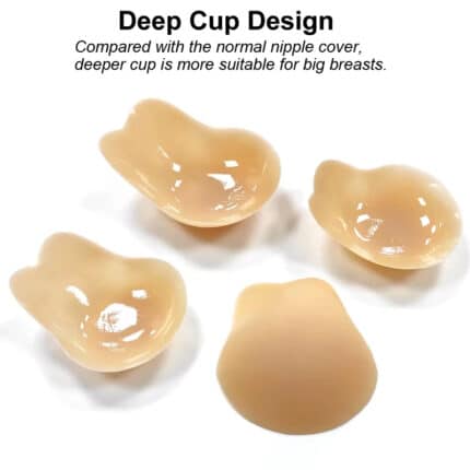 New Arrival Rabbit Ears Bra Sticky Push-Up Adhesive Invisible Backless Strapless Silicone for Women