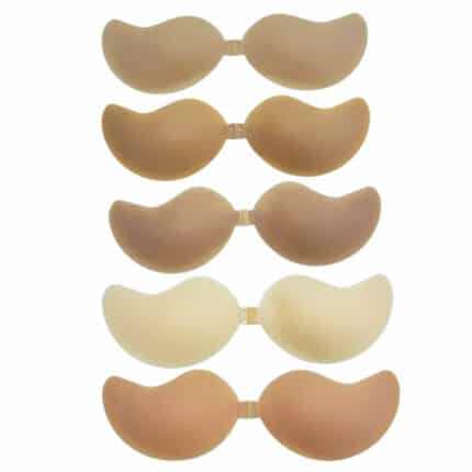 New Arrival Mango Silicone Adhesive Bra Strapless Backless Invisible Push-Up Silicone Self-Adhesive Bra