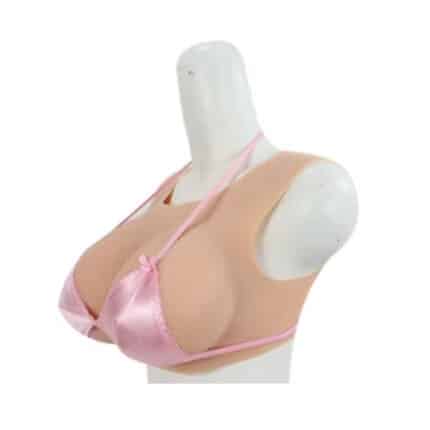 High Quality Silicone Breast Filled Breastplate for Crossdresser Transgender Drag Queen Shemale