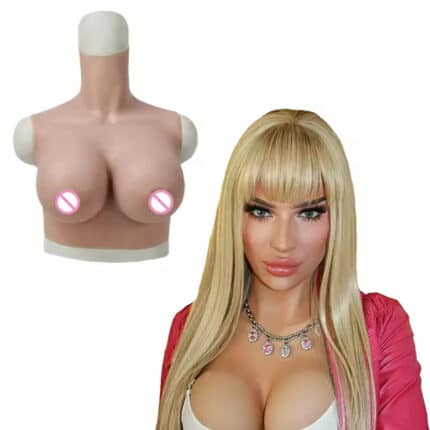 High Quality Cup Cosplayer Male-to-Female Silicone Breast Fake Boobs Enhancer Chest for Drag Queen & Transgender
