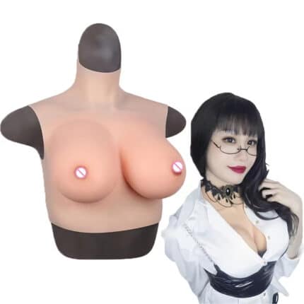 New Crossdresser Lifelike Silicone Breast Forms Sexy Boobs Plates Fake Tits Male to Female Cosplay