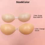 New Arrival Strapless Backless Invisible Liquid Silicone Bra Waterproof Push-Up Self-Adhesive Bra