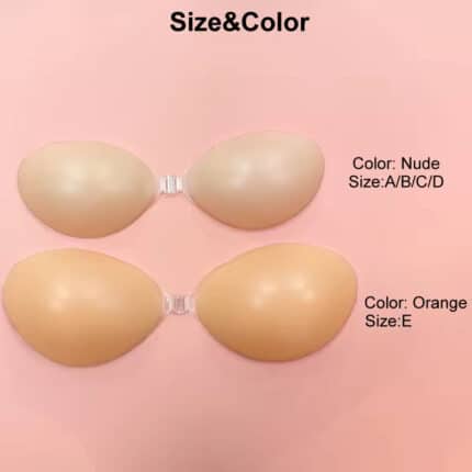 New Arrival Strapless Backless Invisible Liquid Silicone Bra Waterproof Push-Up Self-Adhesive Bra