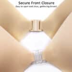 Custom Invisible Silicone Bra Sticky Strapless Matte Push-Up Solid Silicone Adhesive Bra for Women