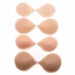 New Arrival Matte Silicone Bra Adhesive Silicone Bra Invisible Strapless Backless Push-Up Bra