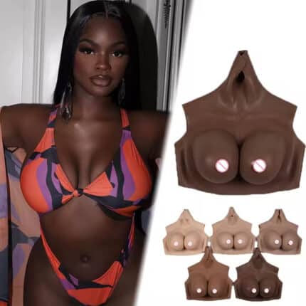 Wholesale Artificial Silicone Female Nipple Fake Boobs Breast Forms for Cosplayer & Drag Queen